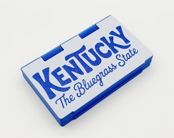 Kentucky Hit Kit. Case for your smokes + lighter. Embedded magnets secure it shut!