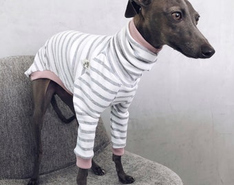italian greyhound and whippet clothes / iggy clothes / Dog Sweater / stripes dog clothes / clothes for italian greyhound and whippet