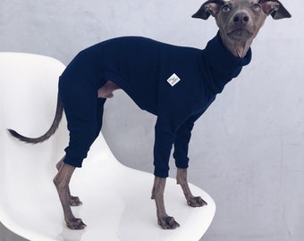 Italian greyhound and whippet clothes / iggy jumpsuit / Dog Sweater / dog  clothes / ropa para galgo italiano y whippet/ DARK BLUE JUMPSUIT -   Portugal