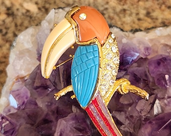 A&S WWF, the Attwood Collection, Toucan Brooch - Etsy