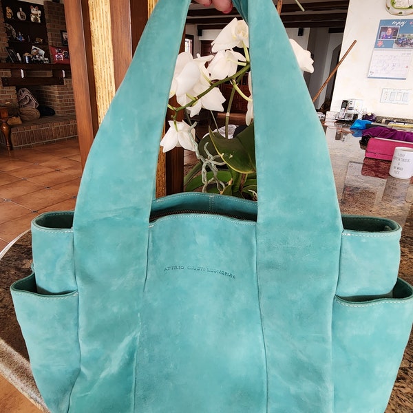 Turquoise Hobo Purse Etsy