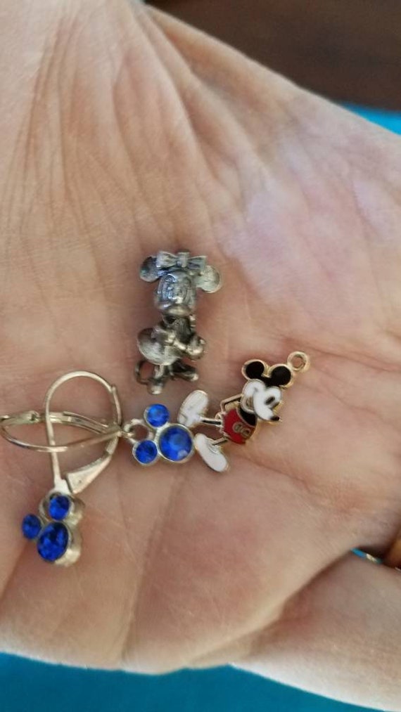 Disney Mickey Mouse Minnie Mouse Jewelry Lot Neck… - image 4
