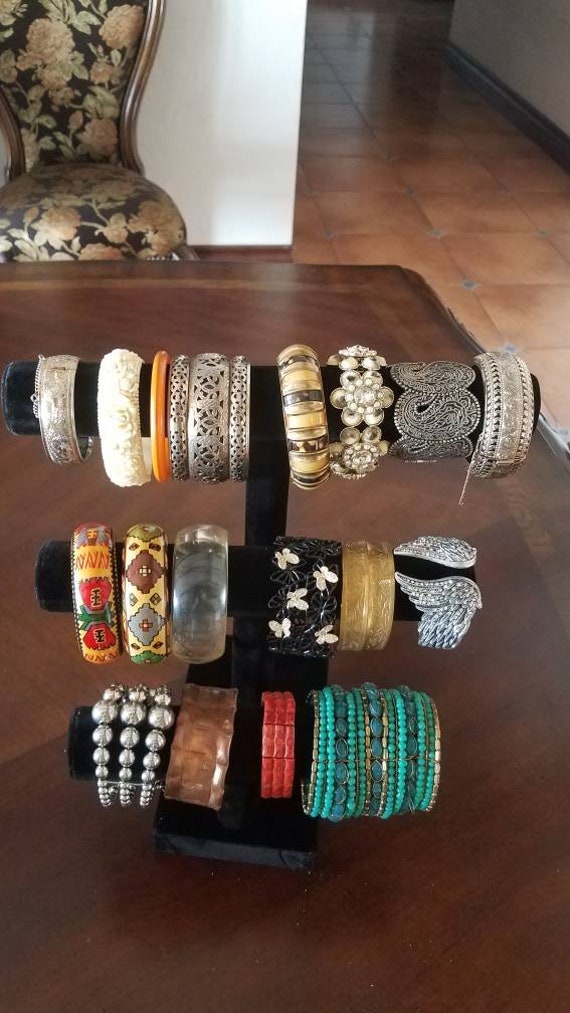 Bracelet Vintage Lot Of Bracelets Hinged Cuff Bang