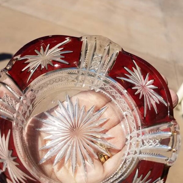 Crystal Candy Dish Etsy