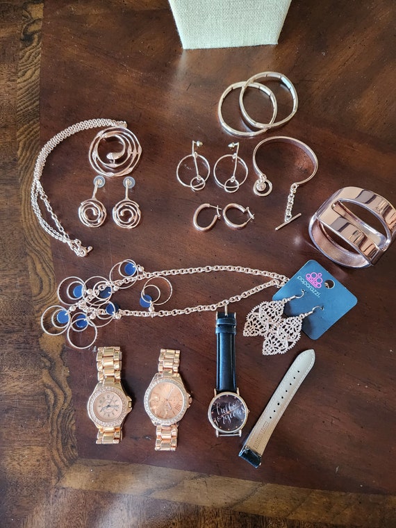 Rose Gold Destash Lot Jewelry Watches - image 3