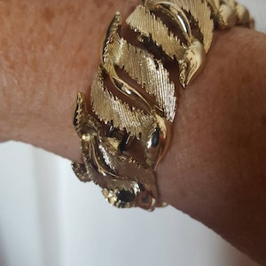 Vintage Listner Gold Link Bracelet
