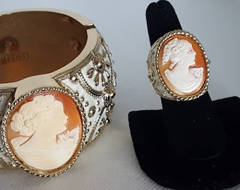 Amedeo cameo ring deals