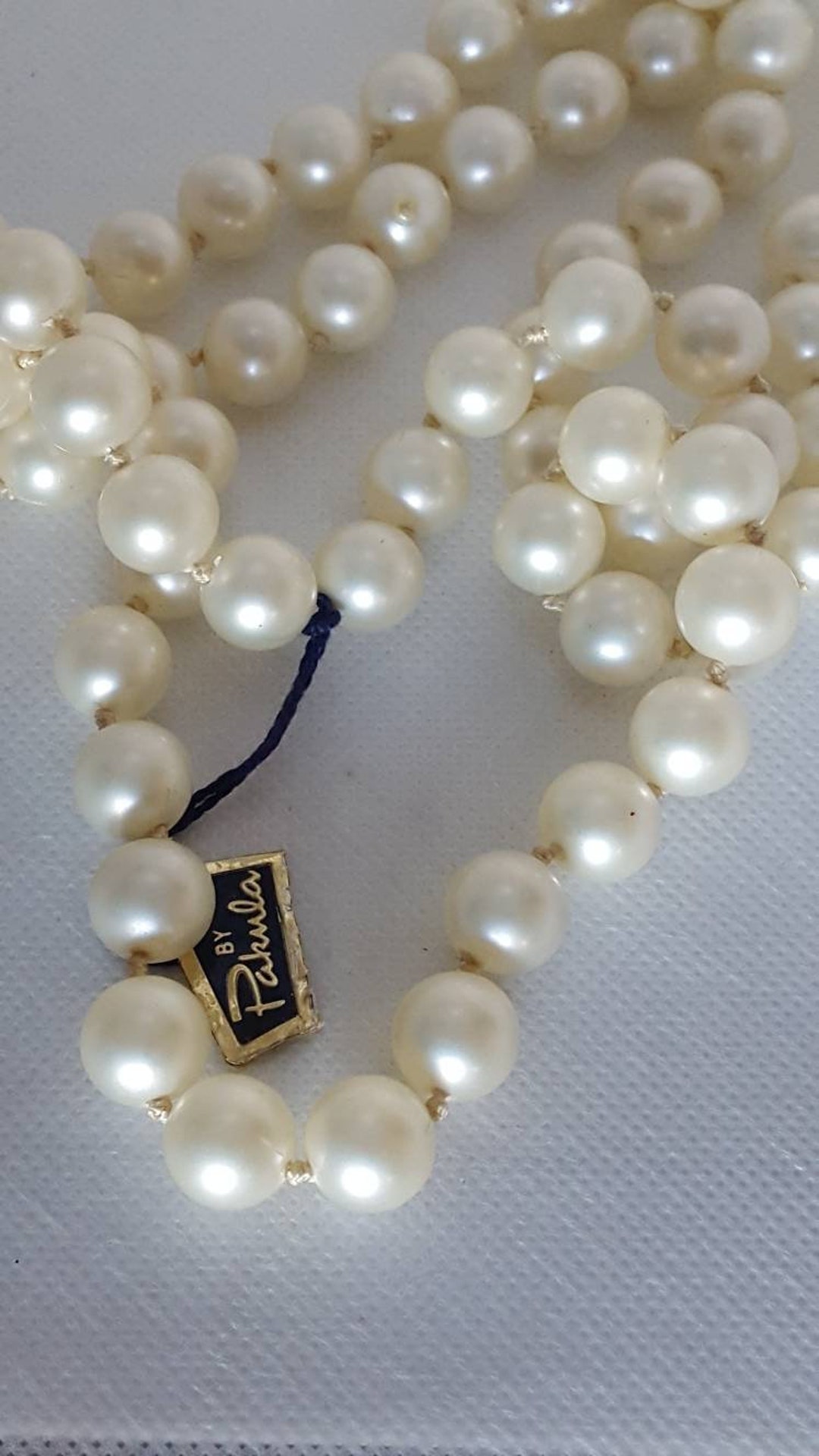 Vintage Pakula Faux Pearl 2 Strand 22 Inch Necklace With Tags - Etsy