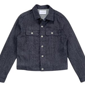 Adam Et Rope Denim Style Trucker Jacket Made in Japan