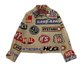 Seltene Hysteric Glamour Full Print Jacke