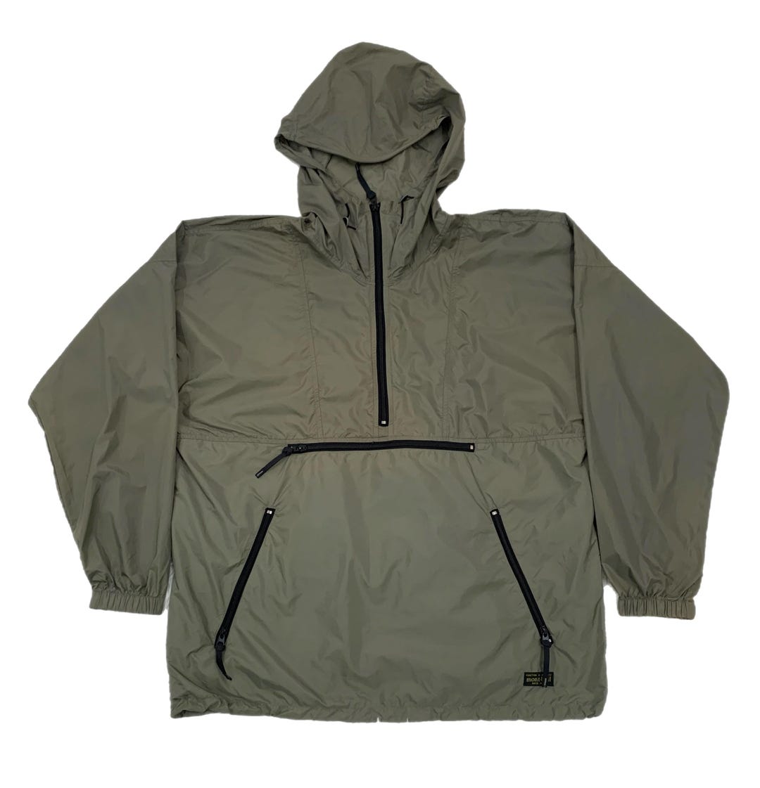 Veste Montbell O.D. Homme XS - Coupe-vent Imperméable Noire Capuche - Occasion Parfait État