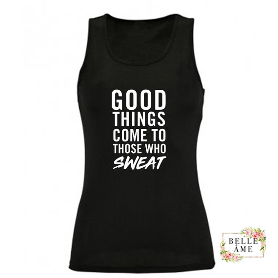 Slogan gym tops deals