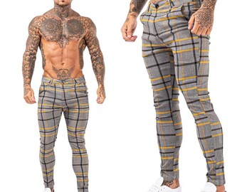 mens burgundy plaid pants