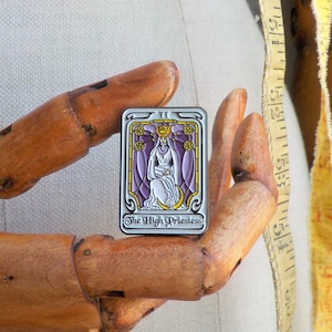 Översteprästinna Tarotkort Emaljnål