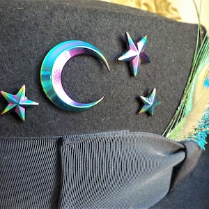 Stars and Moon Pin Set