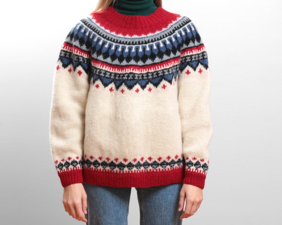 Vintage Eddie Bauer Wool Knit Sweater 