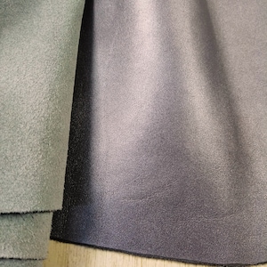 SILVER GRAY PEARLED leather sheets /Shimmer silver gray beautiful leather pre-cut pieces. Medium dark pearled silver leather sheets