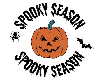 Pegatinas de Halloween, Descarga digital de Halloween, Pegatina de calabaza, Calabaza, Temporada espeluznante, Jack-o-lantern, Feliz Halloween, Pegatina de otoño