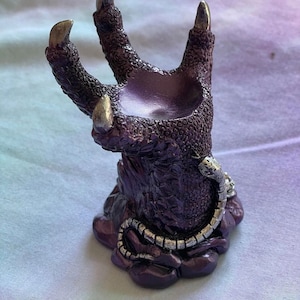 Griffe de dragon, Support en cristal, Support pour sphères, Fantaisie, Dragon, Sphère de cristal, Outils d&#39;autel, Design fantastique, Cristaux, Cristal de guérison