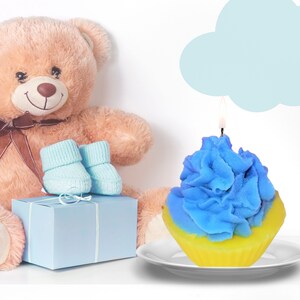 Spring Delights Baby Shower Cupcake Scented Soy Wax Candles - FREE SHIPPING AVAILABLE!