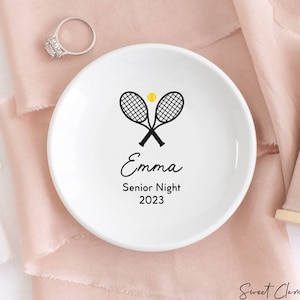 Tennis Gifts for Seniors 2024, Senior Night Gifts, Tennis Gifts for Team, Tennis Jewelry Dish, Tennis Player Gifts, Senior Gifts for Girls