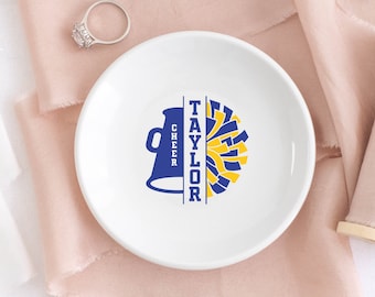 Cheer Senior Night Gifts, Cheer Senior 2026, Cheer Jewelry Dish, Cheer Gift for Team Girls Cheerleader Girls Seniors Teammates Cheerleader