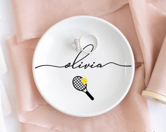 Tennis Gifts for Women, Tennis Gifts for Team, Tennis Trinket Dish, Tennis Player Gifts, Tennis Senior Gifts, Christmas Gifts for Her 2025