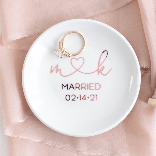 Engagement Ring Dish Wedding Ring Holder Engagement Gift for Etsy