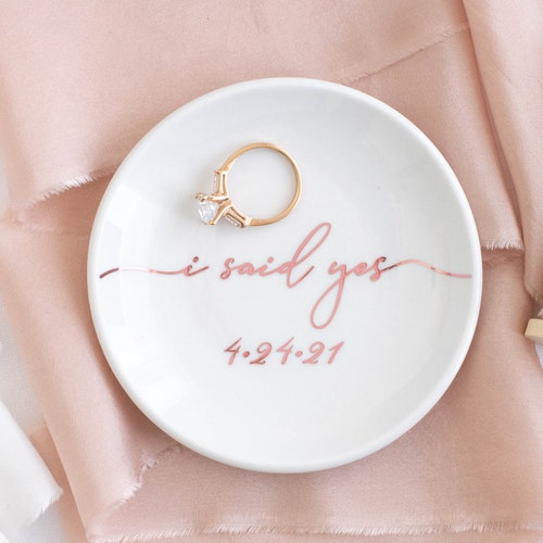 Personalized Ring Dish Wedding Ring Holder Personalized Etsy