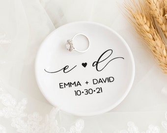 Personalized ring dish for bride to be gift engagement ring dish bridal shower gift newly engaged gift wedding gift engagement gifts for her