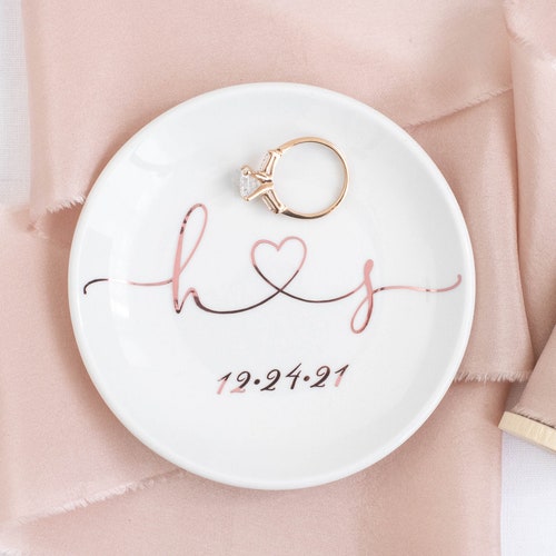 Engagement Ring Dish Wedding Ring Holder Engagement Gift for Etsy