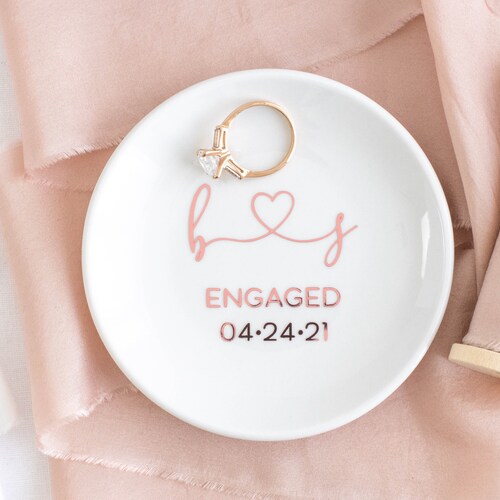 Engagement Ring Dish Wedding Ring Holder Engagement Gift for Etsy