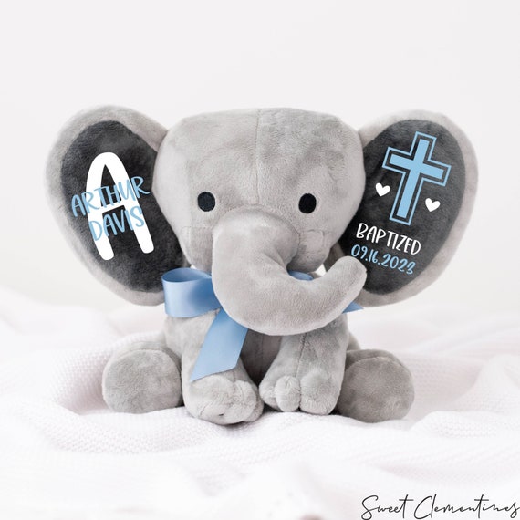 Personalized baptism cheap stuffed animal