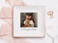 Photo Gifts for Mom Wedding Day, Stocking Stuffers for Mom Photo Gift, Mom Jewelry Dish, Photo Trinket Dish, Mother of the Bride Photo Gifts