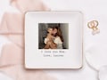 Custom Photo Trinket Tray, Photo Gifts for Mothers Day Gift, Mom Ring Dish, Jewelry Storage, Gifts for Mom Photo Gift, Photo Trinket Dish