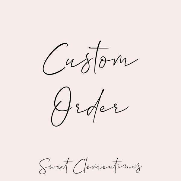 Custom Order - Jewelry Dish