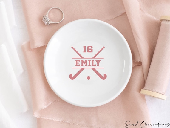 Field Hockey Senior 2026 Gifts, Field Hockey Goalie, Personalized Gift, Senior Night Gifts, Field Hockey Jewelry Dish Hockey Gifts Girls #3