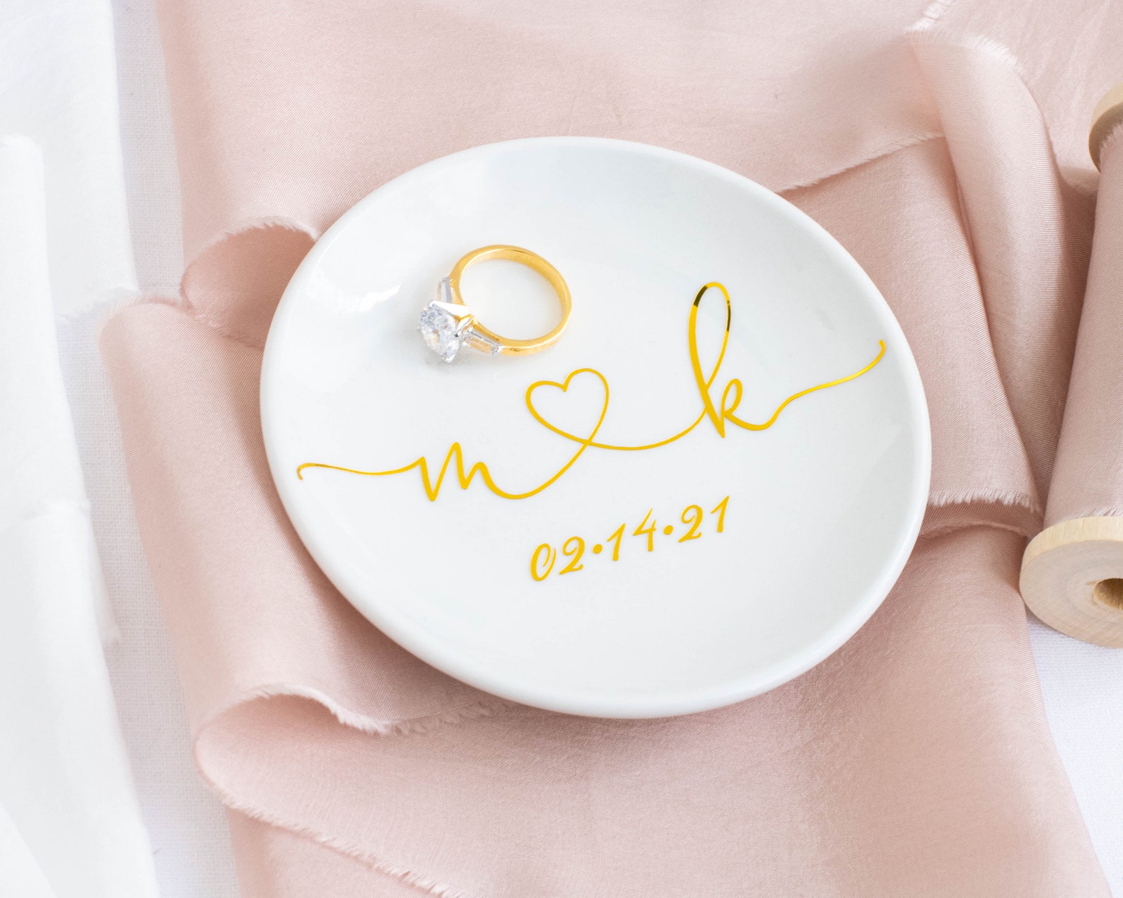 Engagement ring dish wedding ring holder engagement gift for Etsy