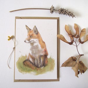 Fox Notecard Matte