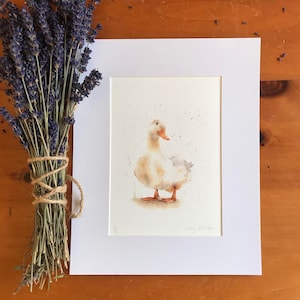 Ente Fine Art print - montiert
