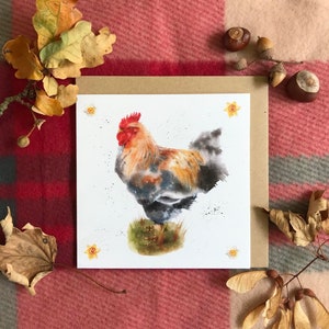Biglietto d'auguri di Pasqua pollo