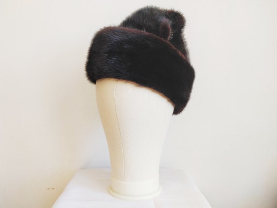 WINTER | Vintage Real Mink Fur Winter Hat - Etsy display picture 3