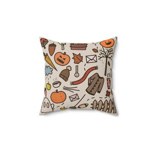 Autumn Decor Pillow: Double-Sided Fall Throw Cushion