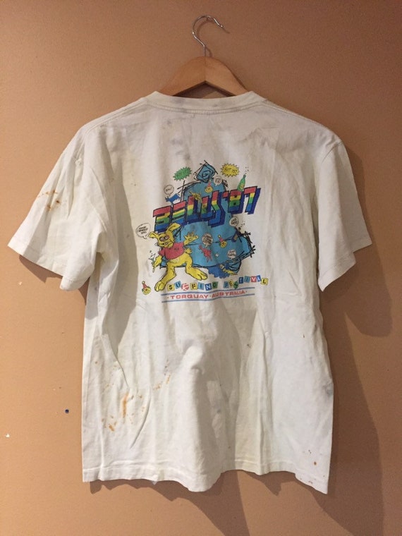 Vintage Rip Curl Cartoon Surfer T Shirt Beach Sport Wet Suit Etsy