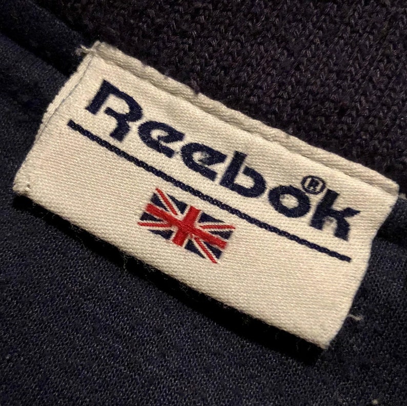 90s Clothing Streetwear 90s Reebok London England Color Block Spring Track Jacket 1990s Vintage RARE Reebok Windbreaker Coat Jacket