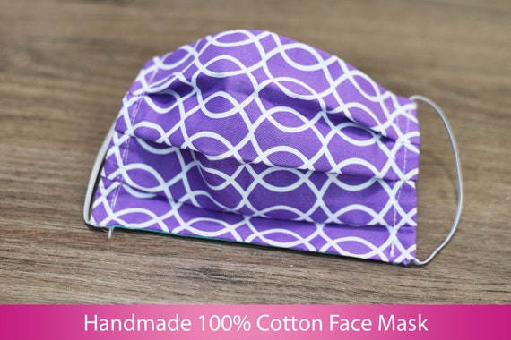 Reuseable Face Mask 100 Cotton Adult Children Sizes Cdc Etsy
