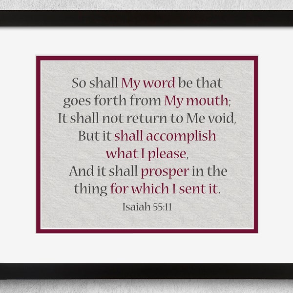 Isaiah 55 - Etsy