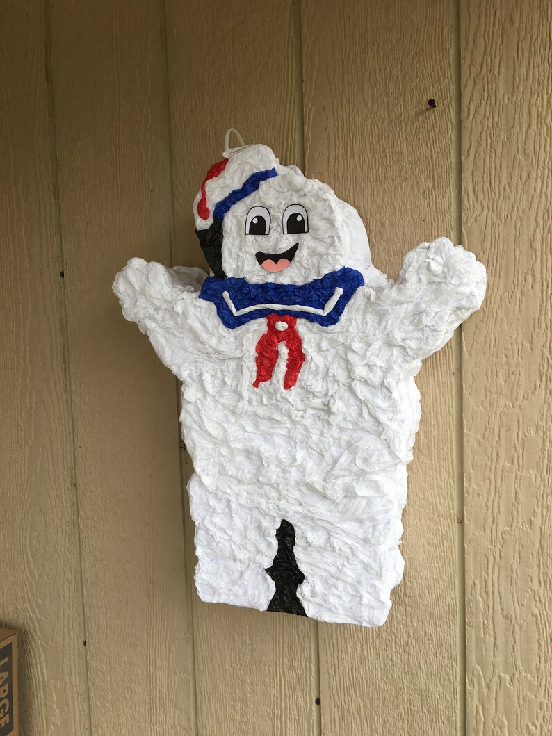 Pinata pinatas boy pinatas inspirated on marshmallow man Etsy
