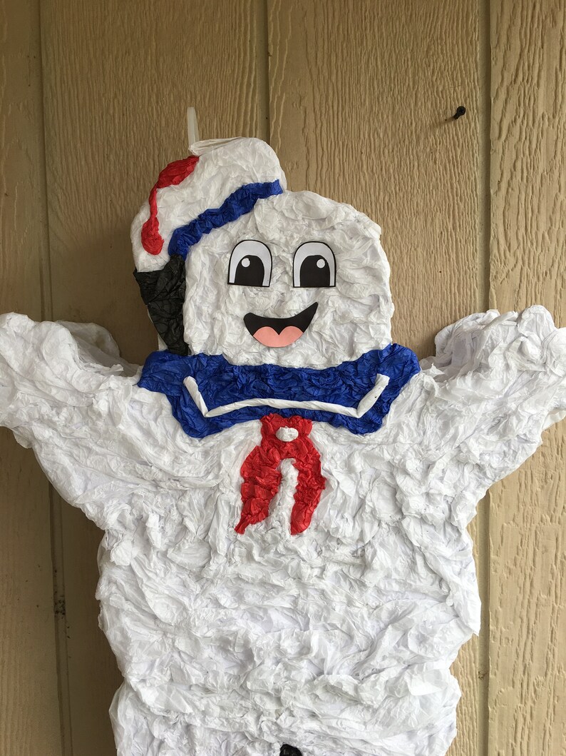 Pinata pinatas boy pinatas inspirated on marshmallow man Etsy
