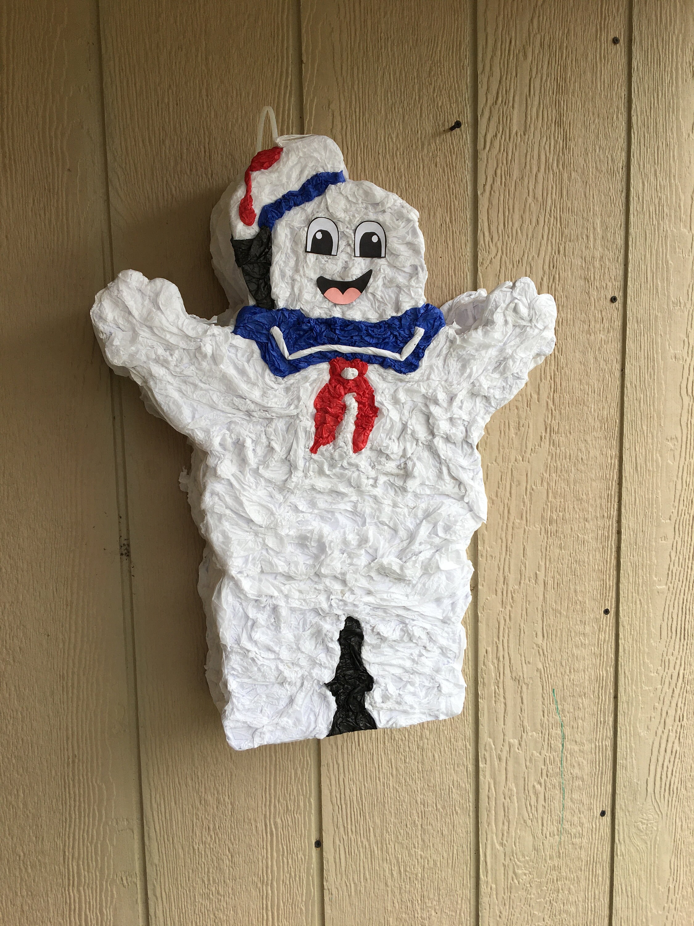 Pinata pinatas boy pinatas inspirated on marshmallow man Etsy